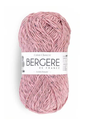 Coton Chanvre Rose Bergère de France