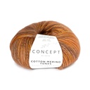 Cotton merino tones Laine Katia 300 Orange Rouille Ocre Marron