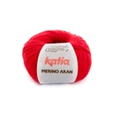 Merino aran Laine Katia 4 Rouge