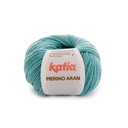 Merino aran Laine Katia 86 Bleu d'eau