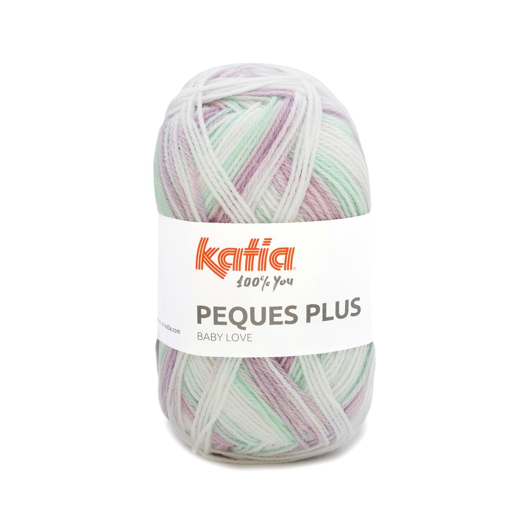 Pecques plus Laine Katia 85 mint mauve