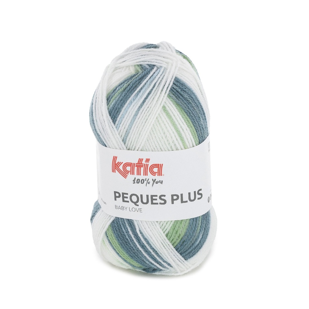 Pecques plus Laine Katia 82 jeans vert menthe