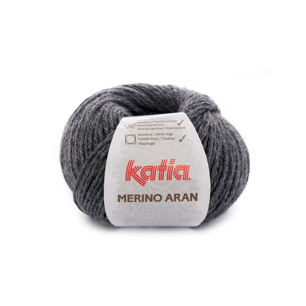 Merino aran Laine Katia 14 Gris foncé