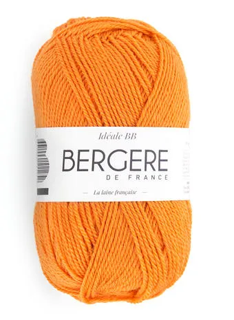 Idéal BB Mandarine 50% laine 50% acrylique