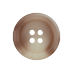 Bouton 4 trous 15 mm beige pierre