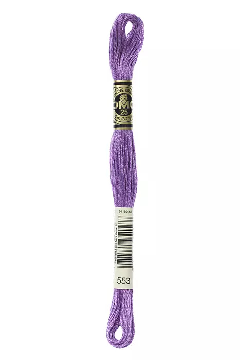 Fil à broder Mouliné Spécial DMC 553 Améthyste violette