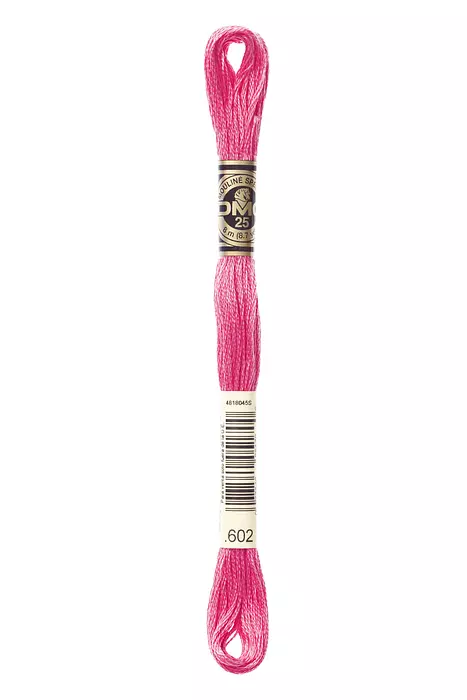 Fil à broder Mouliné Spécial DMC 602 Verveine rose