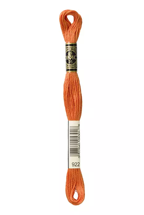 Fil à broder Mouliné Spécial DMC 922 Terracotta