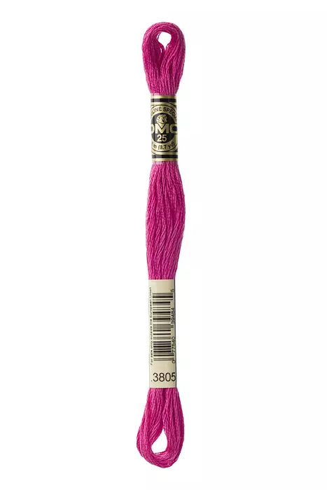 Fil à broder Mouliné Spécial DMC 3805  Fuschia 