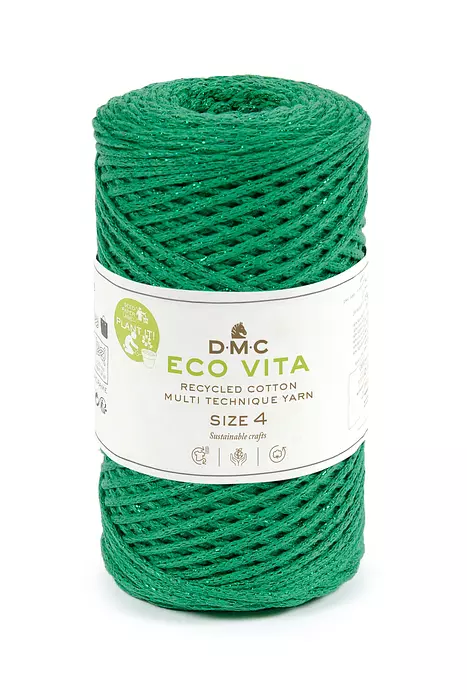 fil à macramé eco vita 4 métallique n°08