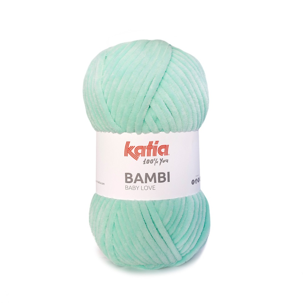 Bambi 341 menthe Laine Katia