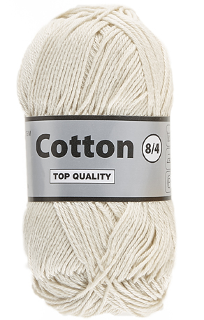 Cotton 8/4 lammy Yarns 016 écru