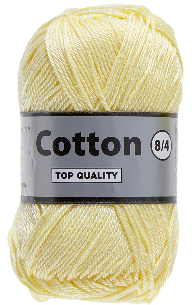 Cotton 8/4 lammy Yarns 843 Jaune pâle