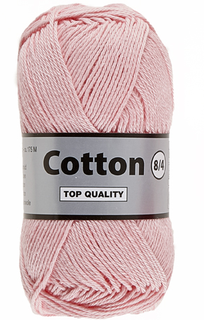 Cotton 8/4 lammy Yarns 710 rose clair
