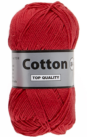 Cotton 8/4 lammy Yarns 043 rouge