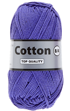 Cotton 8/4 lammy Yarns 764 violet bleu