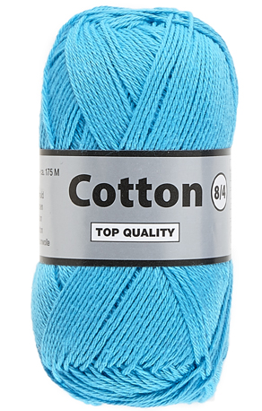 Cotton 8/4 lammy Yarns 838 turquoise