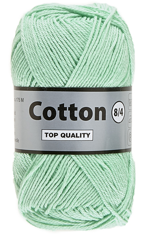 Cotton 8/4 lammy Yarns 841 vert menthe