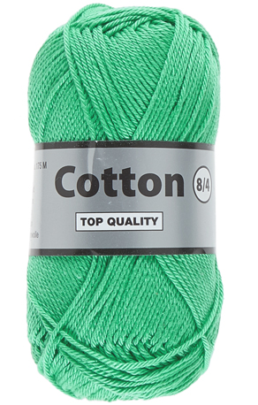 Cotton 8/4 lammy Yarns 370 vert moyen