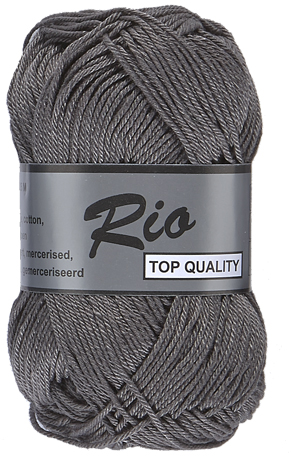 Rio lammy Yarns 002 gris très foncé