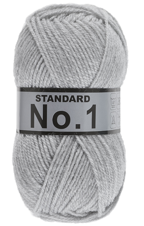 Numero 1 standard lammy Yarns 038 gris clair