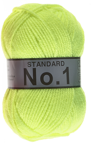 Numero 1 standard lammy Yarns 210 jaune fluo