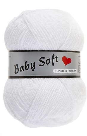 Baby soft lammy Yarns 005 blanc