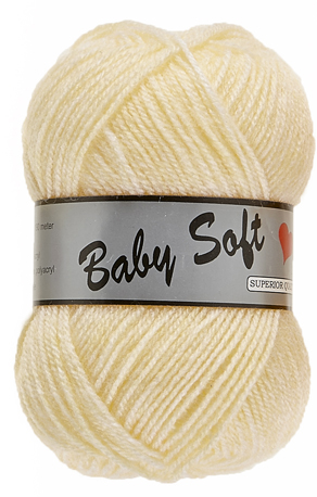 Baby soft lammy Yarns 051 jaune pâle