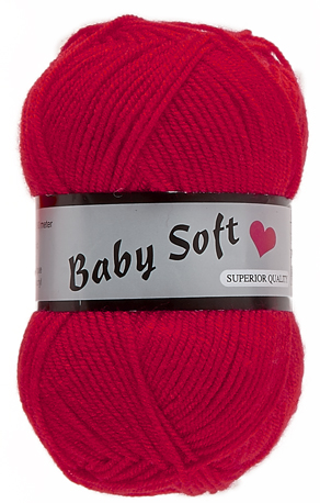 Baby soft lammy Yarns 043 rouge