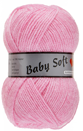 Baby soft lammy Yarns 712 rose 