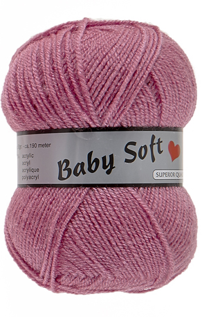 Baby soft lammy Yarns 730 vieux rose