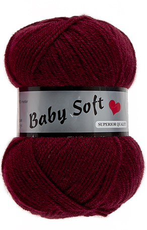 Baby soft lammy Yarns 042 bordeaux