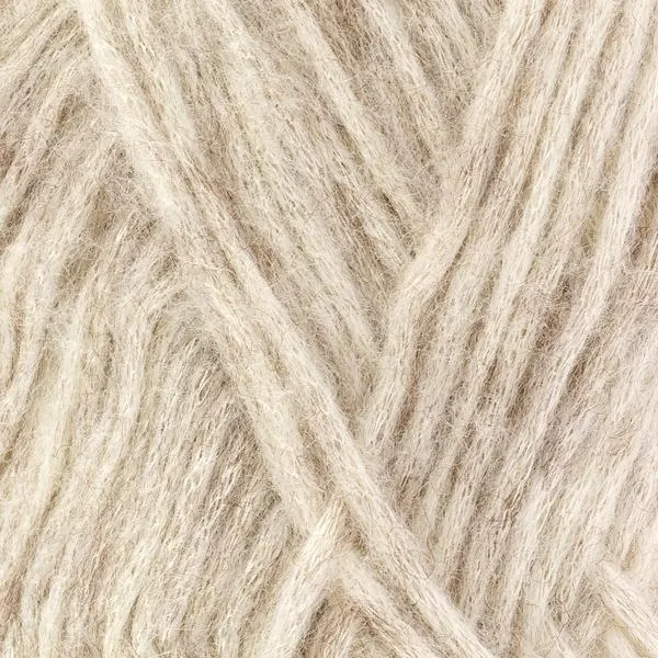 Cocooning écru 47% polyester 27% laine 26% acrylique