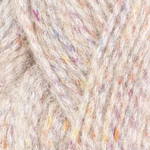 Lou blanc tweed 64% coton 18% alpaga 18% laine
