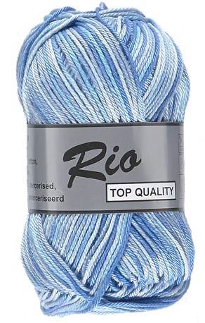 Rio lammy Yarns multi bleu 623