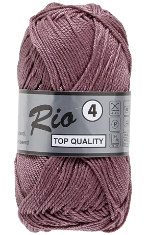 Rio 4 lammy Yarns 760 lie de vin foncé