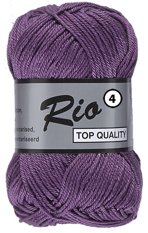 Rio 4 lammy Yarns 849 violet moyen