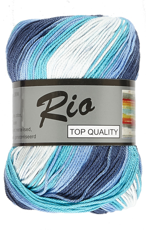 Rio multi lammy Yarns 907 bleu 