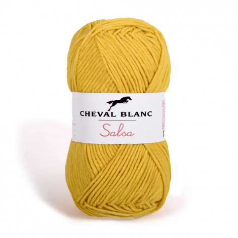 Salsa tournesol Cheval Blanc 60% coton 40% Acrylique  