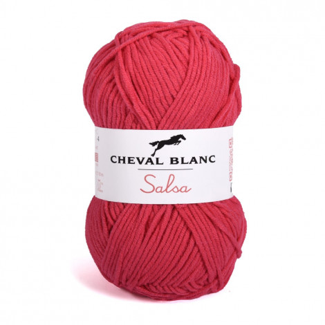 Salsa mûrier Cheval Blanc 60% coton 40% Acrylique    