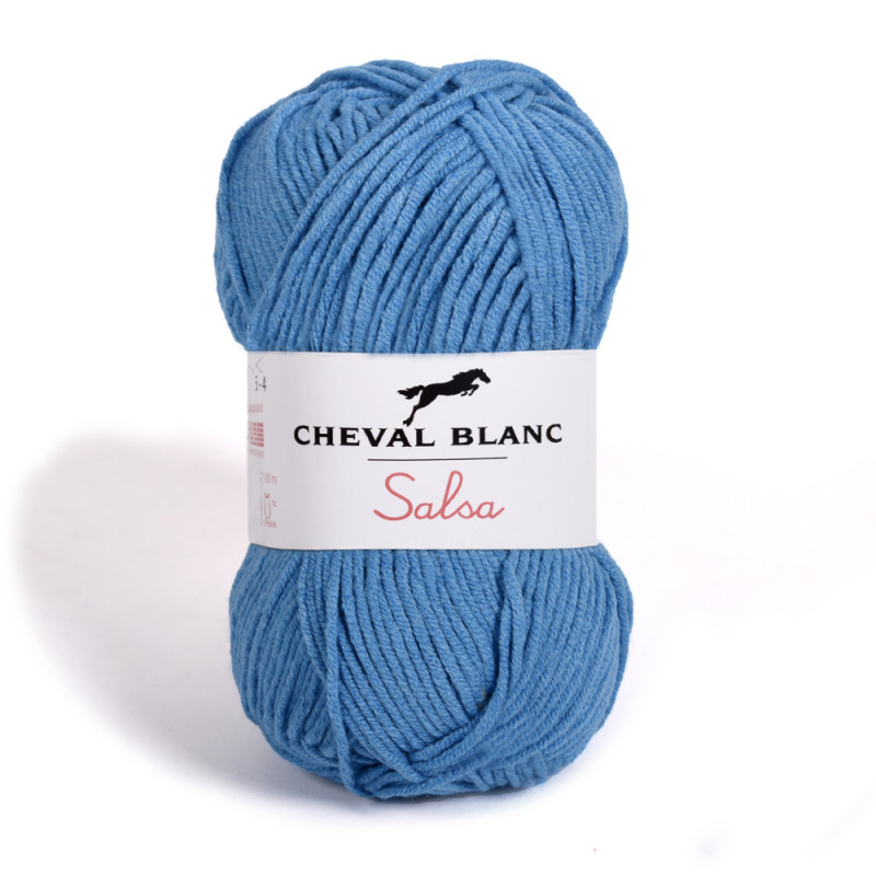 Salsa Caraibe Cheval Blanc 60% coton 40% Acrylique       