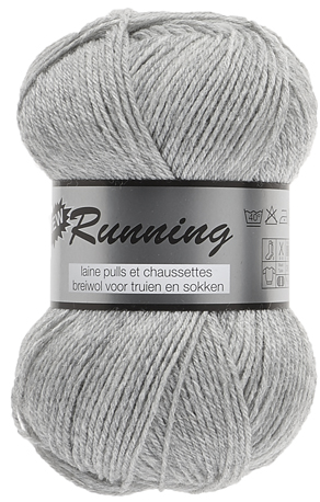 New running chaussette gris 003