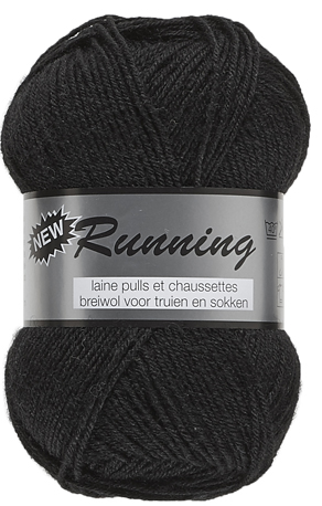 New running chaussette noir 001