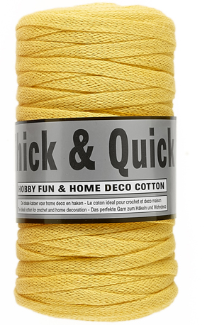 Thick and Quick lammy Yarns 371 jaune
