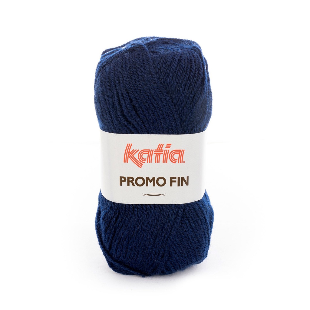 Promo Fin Laine Katia 518 Bleu foncé