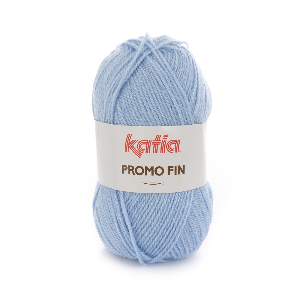 Promo Fin Laine Katia 609 Bleu Clair