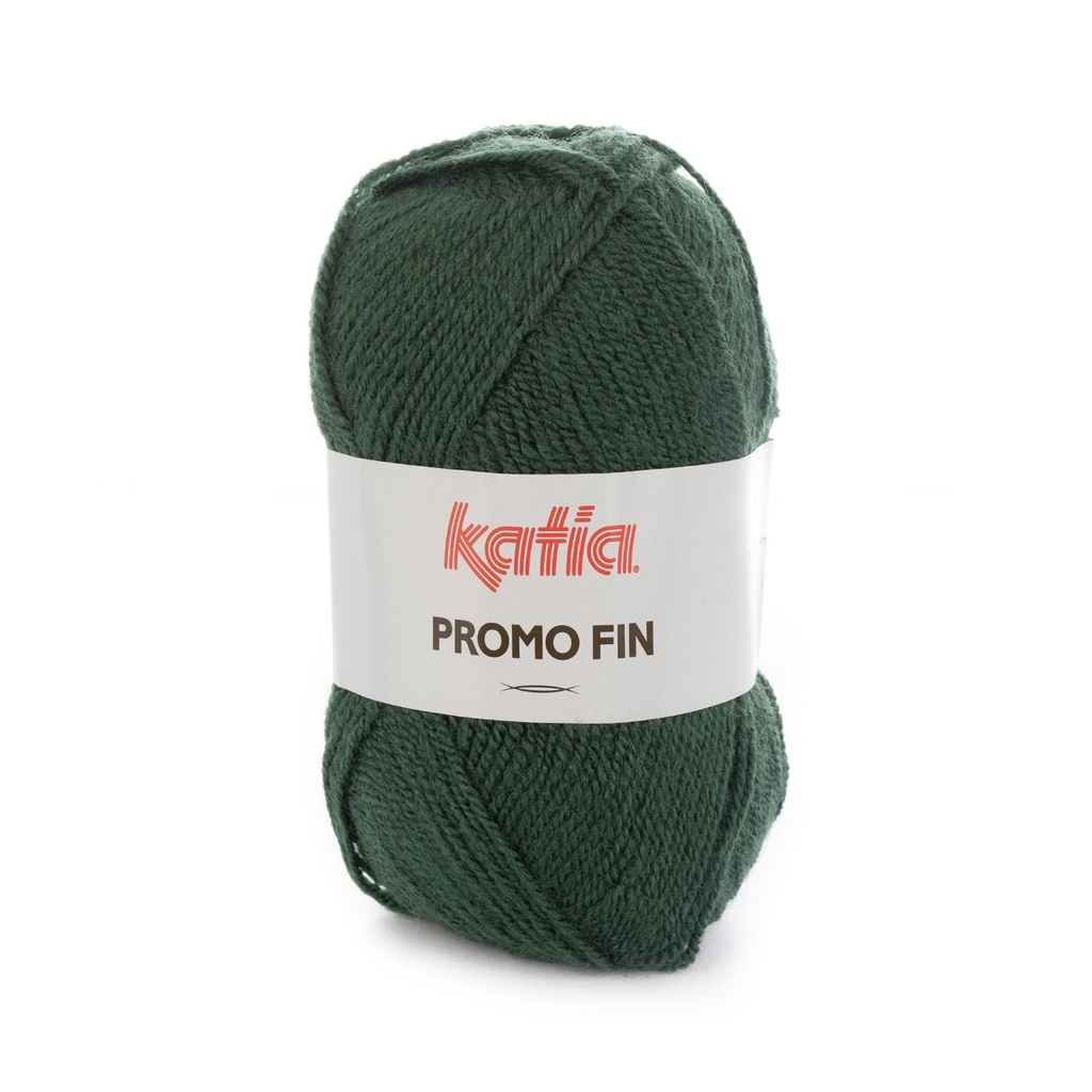 Promo Fin Laine Katia 852 Vert bouteille