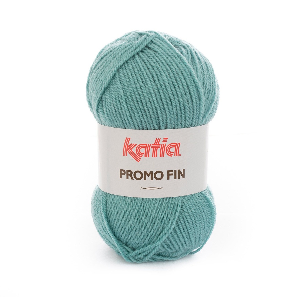 Promo Fin Laine Katia 859 Bleu d'eau