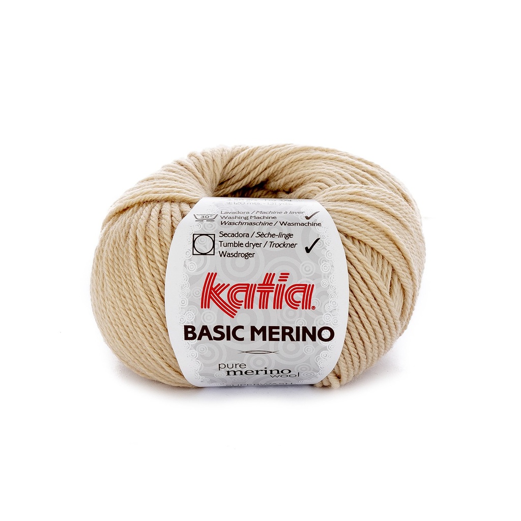 Basic Mérino 10 Beige très clair Laine Katia