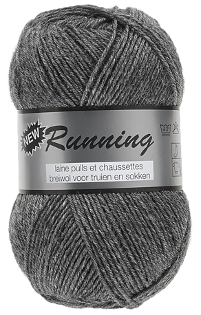 [NEWRUN002] New running chaussette gris foncé 002